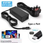 Type C Laptop Charger 65W - USB C for Apple, Lenovo, Samsung, Acer, NoteBook NEW