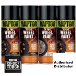 Raptor Wheel Paint - Gloss Black - Aerosol - 400ml - UK Stock