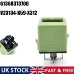 5-Pin Multi-Use White-Green Relay  V23134-K59-X312 61368373700 For BMW Mini