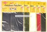 2 Heavy Duty Waterproof Outdoor Self Adhesive Repair Patches Tents ( 6 Colours )