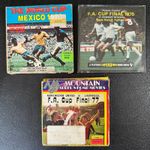 Set of three Super-8 football films: World Cup 1970, FA Cup Final 1972 and 1977