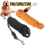 5/10/15M Long Dog Lead Tracking Leash Heavy Duty Training Rope Strong Durable