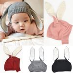 Infant Knitted Hat Rabbit Long Ear Hat Baby Bunny Beanie Cap Photo Props
