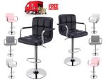 1/2  Adjustable Breakfast Bar Stools Swivel Gas Lift Chair Kitchen Cafe Pub B109
