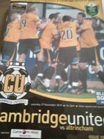 Cambridge United v Altrincham 2010/11