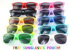 Childrens Kids Girls Boys Sunglasses UV400 Protection Summer Shades Free Pouch