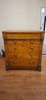 Beautiful Bundle Of Victorian Solid Oak Antique Furniture 