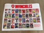 Official Arsenal A2 Invincible 2003/04 Limited Edition Members Rewards Poster