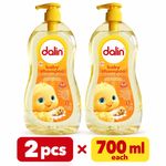 Dalin Baby Shampoo Chamomile 2 x 700ml – Gentle No-Tears Baby Hair & Body Wash