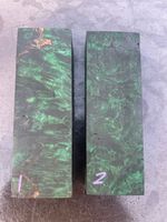 HORSE CHESTNUT BURR / BURL knife handle scales carving blank STABILISED AND DYED