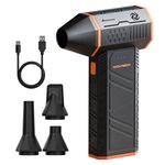 WOLFBOX MF50 Cordless Air Duster 110000RPM Turbo Fan 3-Speed Mini Blower for PC