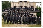 COL1447 - Portslade Fire Brigade, Firemen pose for group photo c1900s. photo 6x4