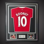 Deluxe Framed Wayne Rooney Hand Signed Manchester United Shirt With COA £240