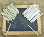 CHILD Natural White Slate Pencils Pack of 20PCS Barta Crunchy Earthy Edible