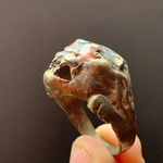 FANTASTIC RARE ANCIENT ROMAN GOLD COLOR RING LION HEAD AUTHENTIC ARTIFACT