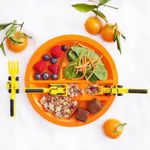 3pcs/set Utensil Set For Kids  Construction Themed Fork and Spoon Car tableware