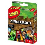 Minecraft UNO Family Fun Entertainment Game