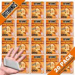 HOT HANDS 20 PAIR VALUE PACK / 10 HOUR HAND WARMERS / 20 PACK = 40 HAND WARMERS