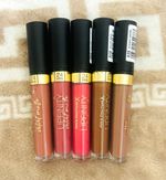 Max Factor Lipfinity Velvet Matte 24H Liquid Lipstick 3.5ml Set of 5 Pink