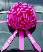 BIG CAR BOW, Mega Giant Extra Large Bow for Cars, Birthday Presents, Gifts