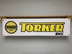 Torker BMX Bike Banner Bicycle Garage Workshop Wall Display Sign