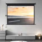 Electric Manual / Motorised / Tripod Projector Screen 50-120'' Home Cinema HD TV