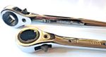 BBI 10" Scaffold Ratchet Podger Spanner 19mm 21mm Flat Head Wrench Tool