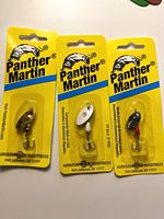 Random selection of 100 Panther Martin spinning lures