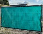 Heras Fence covers, Fence Tarpaulins, Welded Eyelets, Green 
