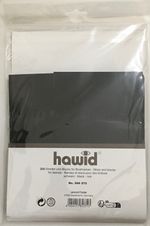 Hawid Stamp Mount Strips Assortment of 200, 12 Different sizes Black or Clear