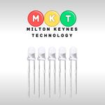3mm 5mm Red Green Yellow White Blue Constant Water Clear Bulb LEDs Ultra Bright