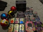 Pokémon Center Pitch Black Empty ETB + 16 Empty Pokémon Tins | Prismatic Etc