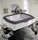 30 XL Extra Large Heavy Duty Cat Litter Tray Liners on roll Scratch Resistan