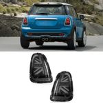 SMOKED TAIL LIGHTS LED UNION JACK OPTIONAL SEQUENTIAL FOR MINI R56 R57 R58 06-15