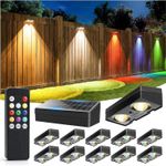 Super Bright Solar Powered Door Fence Wall Lights LED Outdoor Garden Decor Lamp
