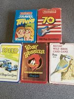 Five Vintage Card Games,speed,wooywoodpecker,birds + 2 Quiz Games