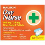 DAY NURSE 18 TABLETS 500MG/30MG FILM-COATED (MAX 1 PER ORDER)