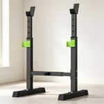 Adjust Barbell Rack Horizontal Stand Pair Weight Lifting Bench Press Universal