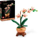 Botanicals Mini Orchid Building Set for Adults 10343 | New Sealed | Free Ship