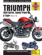 Triumph 1050 Sprint ST, Speed Triple & Tiger (2005-2015) Haynes Repair Manual