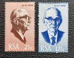 South Africa 1968 Fouche Inauguration MH stamps SG271-272