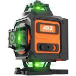Laser Level Green Auto Self Leveling Rotary Cross Measure 2 Batteries Portable