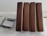 4 PACK AORYVIC WOODEN FURNITURE LEGS BED RISERS LENGTH 4.5 INCHES HEIGHT 1 INCH