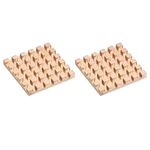 Heatsink Kit Pure Copper 25x25x3mm for IC Chip MOS Memory Heat Dissipation