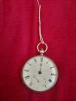 Sterling Silver Victorian Antique Pocket Watch Key-Wind Open Face Hallmarked
