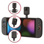 Nintendo Switch 2 Camera for | 1080p HD Video Chat with Flexible Neck | Venom