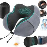 Memory Foam U Shaped Travel Pillow Neck Support Soft Head Rest Plane Car Cushion