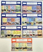 7x Car Collection Stamps - Transportation Automobile Classic Cars Mint/Used