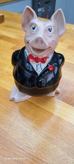 NatWest Wade England Piggy Bank – Sir Nathaniel with Original NatWest Stopper