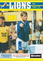 1990/91 MILLWALL V BOURNEMOUTH 10-10-1990 League Cup 2nd Rnd 2nd Leg